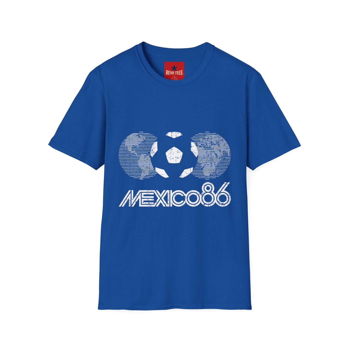 World Cup 2026 Mexico 86 Soccer Azteca Retro T-Shirt — Vintage World Cup Football Tee
