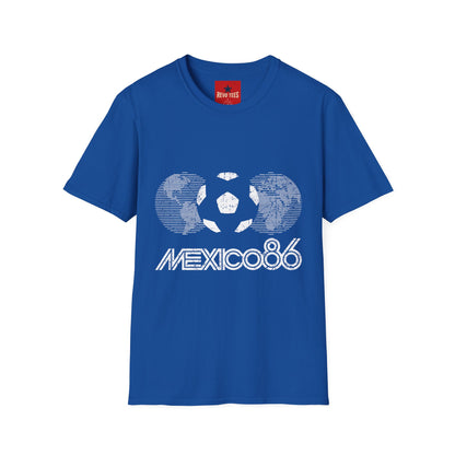 World Cup 2026 Mexico 86 Soccer Azteca Retro T-Shirt — Vintage World Cup Football Tee