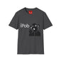 iPob Funny Graphic T-Shirt — Cute Earbud Face Tech Tee
