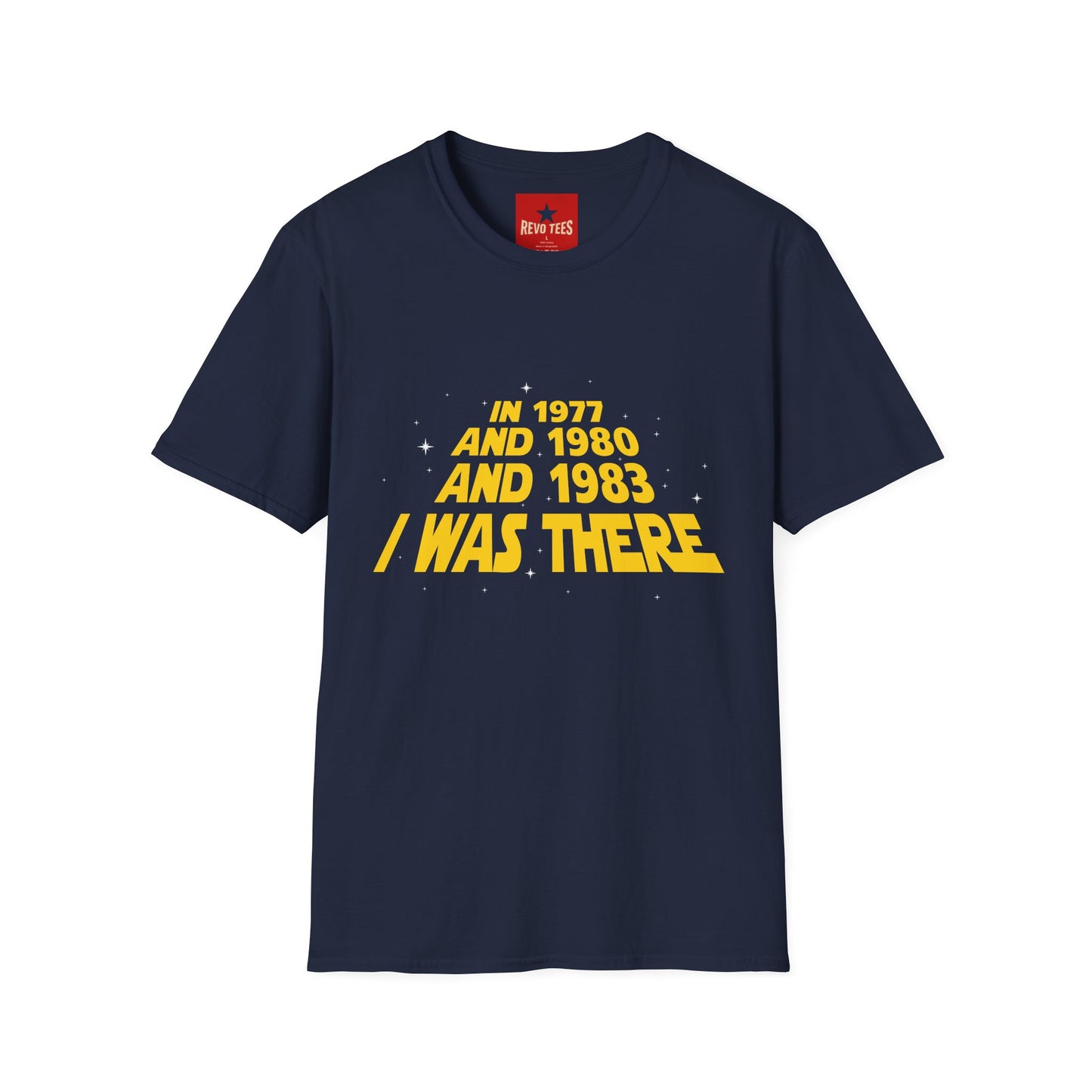 1977, 1980 & 1983 I Was There T-Shirt — Retro Fan Years Tee