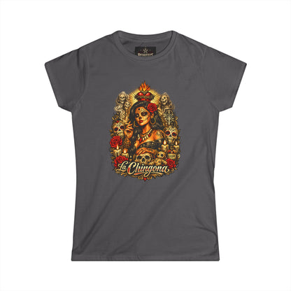 Revotees La Chingona Day of the Dead Sugar Skull T-Shirt - alternate view 10