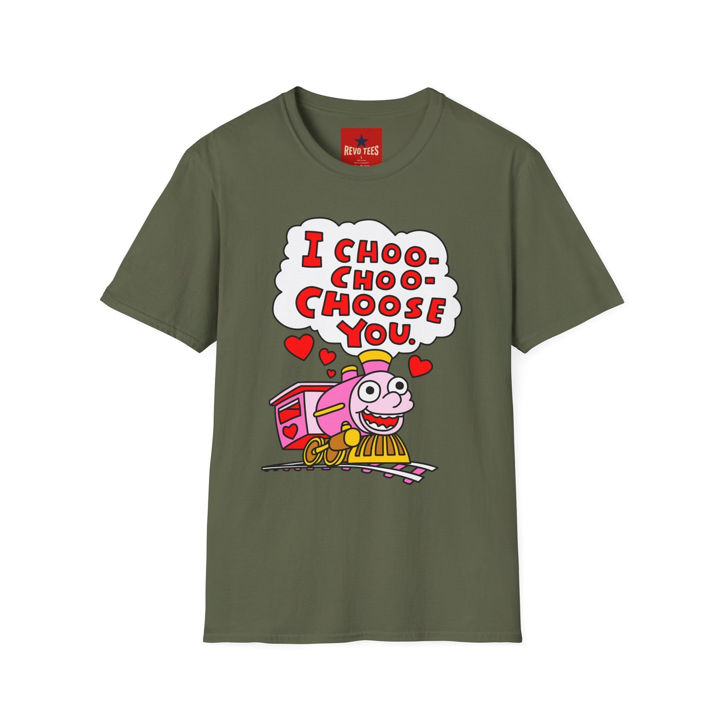 I Choo-Choo-Choose You T-Shirt — Cute Valentine’s Train Graphic Tee