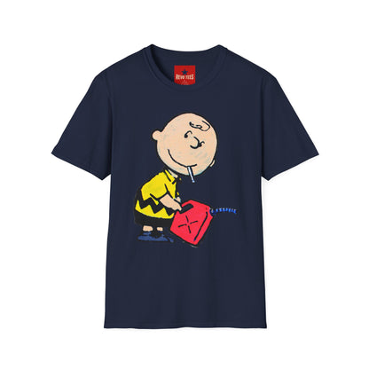 Banksy Novelty Cartoon Graphic T-Shirt — Naughty Charlie