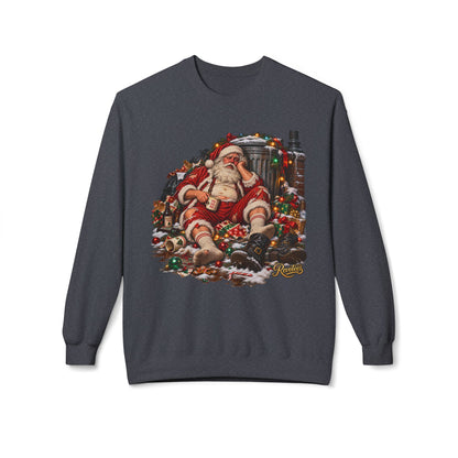 REVOTEES When AI ruins Christmas - Vintage Santa Crewneck Sweatshirt