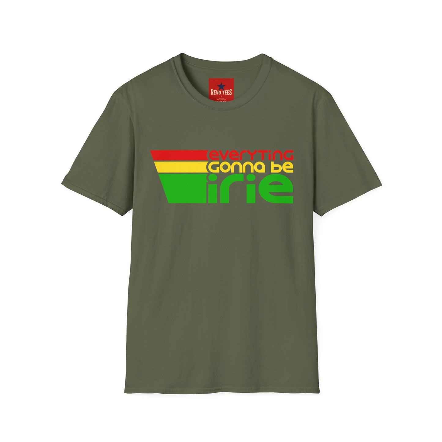 T-Shirt — "Everything Gonna Be Irie" Retro Reggae Tee