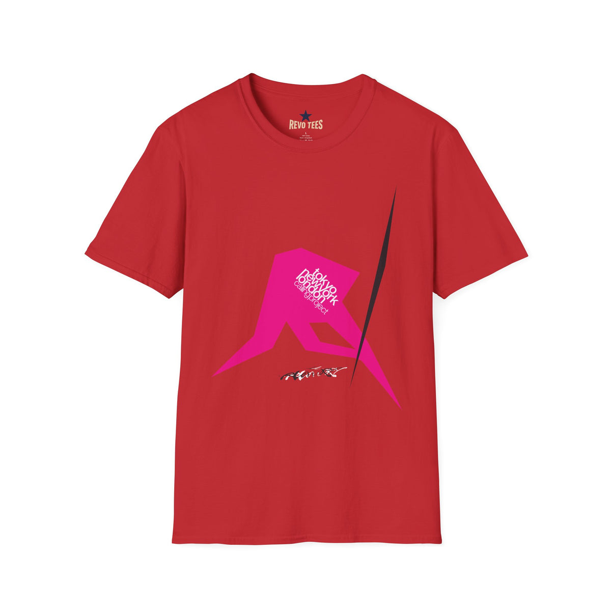 Revotees The Clash London Calling Project Tour Softstyle T-Shirt - alternate view 3