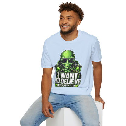 REVOTEES - I Want to Believe Alien T-Shirt