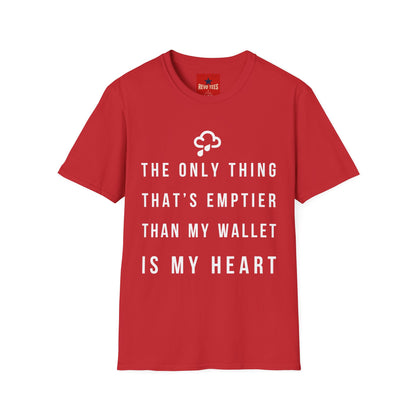 Emptier Than My Wallet - Unisex Softstyle T-Shirt