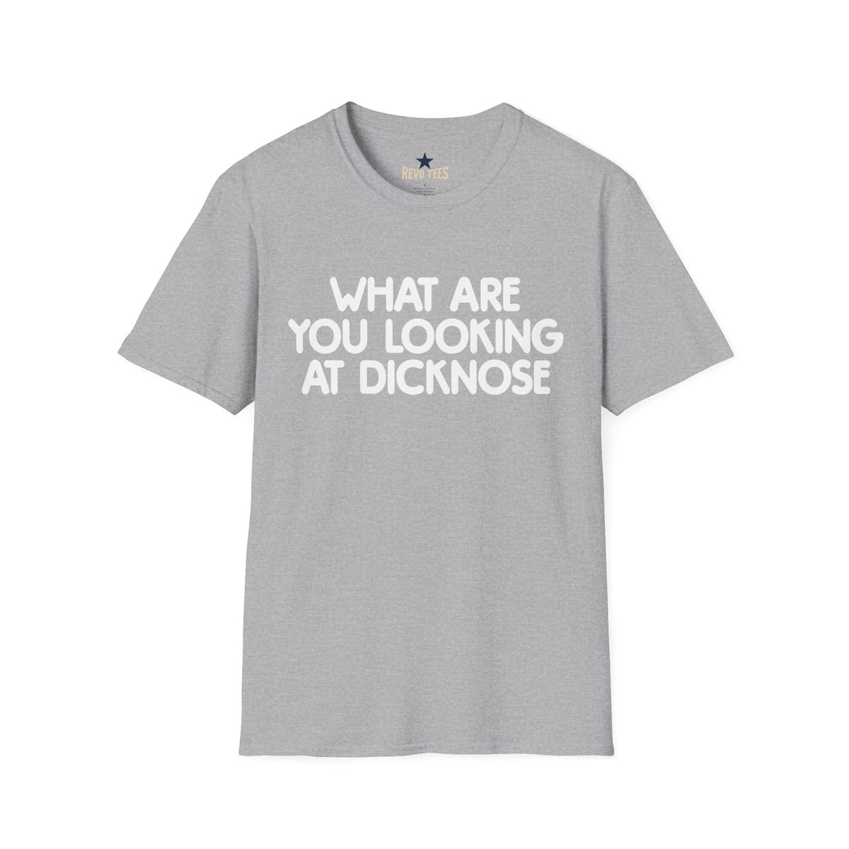Revotees Funny Graphic What Are You Looking at Dicknose Novelty T-Shirt - alternate view 7
