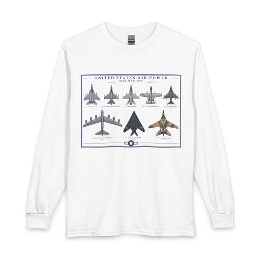 US Air Force Gulf War Jets Long Sleeve Tee