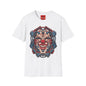 Mechanical Clown T-Shirt — Cyberpunk Robotic Mask Graphic Tee