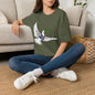 Banksy's Dove of Peace T‑Shirt — Flying Dove with Olive Branch & Earth Heart Graphic