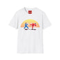 Retro Pixel Karate T-Shirt — 80s Sunset Martial Arts Graphic Tee