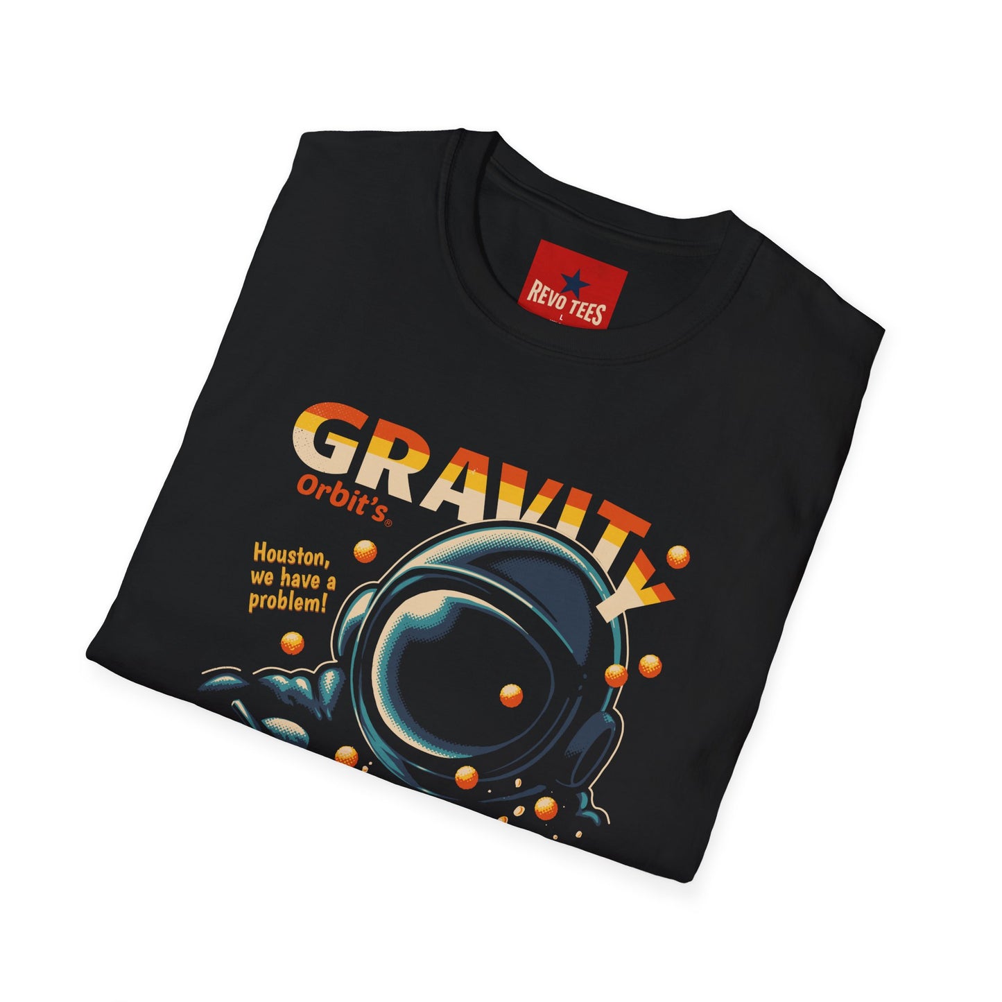 Gravity Orbit Astronaut T-Shirt — Retro Space Graphic Tee