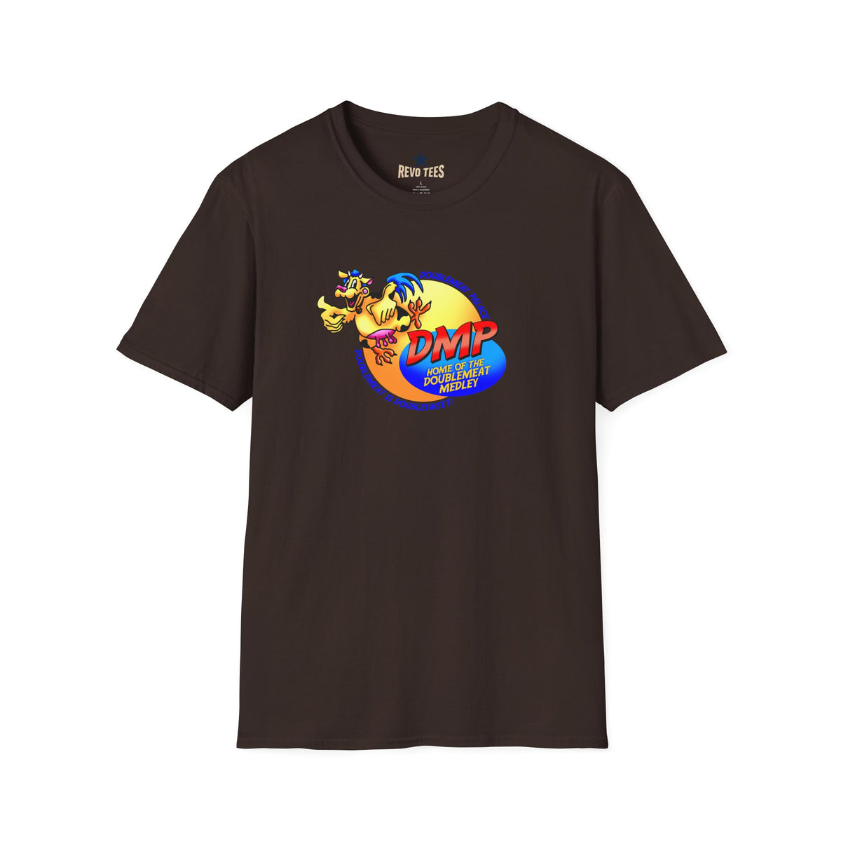 Revotees Dmp Doublemeat Medley Retro Mascot Graphic T-Shirt - alternate view 4