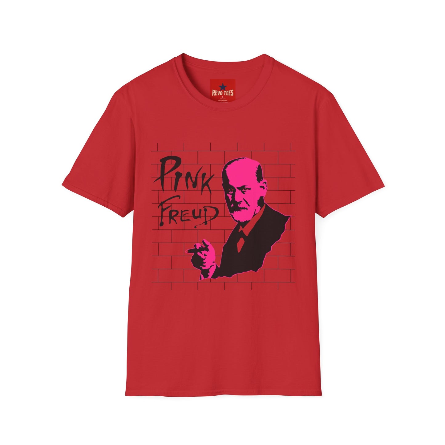 Pink Freud T-Shirt — Retro Punk Rock Art Tee
