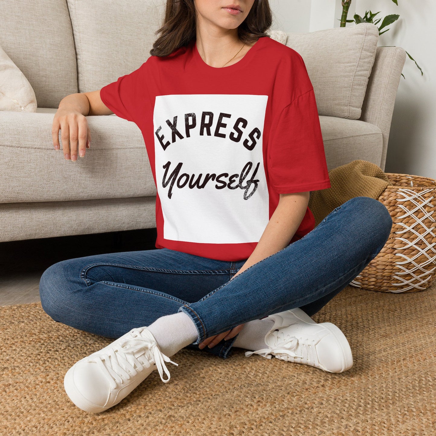 Express Yourself T-Shirt — Casual Motivational Graphic Tee