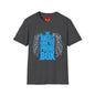 Angels Have the Phone Box T-Shirt — Retro Blue Gothic Angel Tee