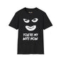 Revotees Youre My Wife Now Creepy Mask Face Graphic for Horror Fans T-Shirt