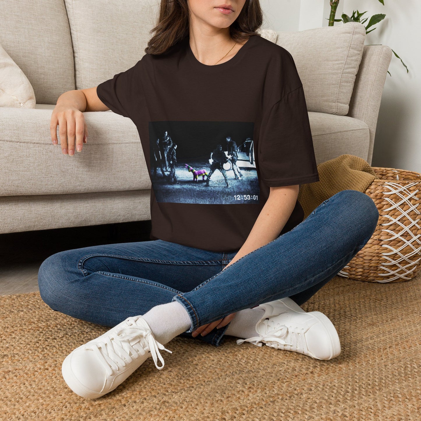 Banksy T-Shirt — Moody Night Street Scene Graphic Tee (12/05/01)