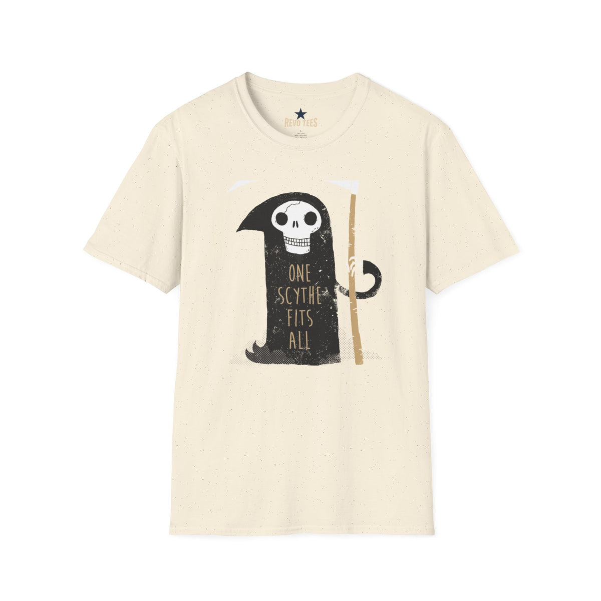 Revotees One Scythe Fits All Unisex Softstyle T-Shirt - alternate view 3