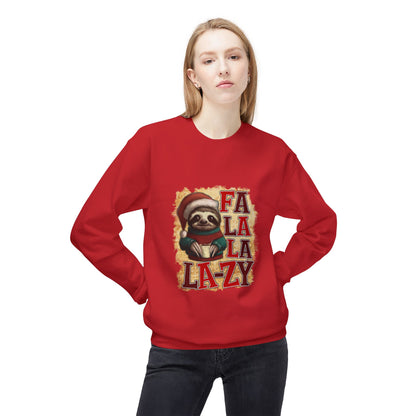 Fa La La La-Zy Sloth Christmas Sweatshirt