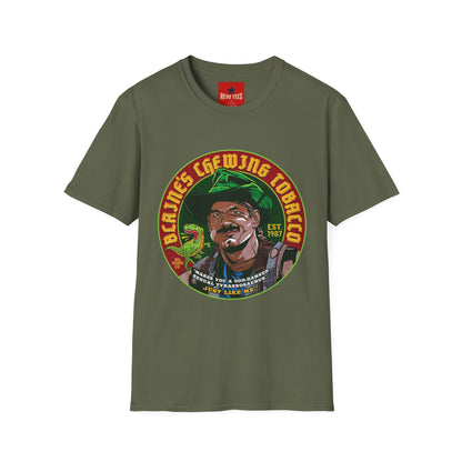 Vintage Cigarette Tobacco Graphic T-Shirt — Retro Smoker Logo Tee