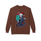 Christmas Reaper — 'Closed' Tombstone Holiday Horror Design Crewneck Sweatshirt