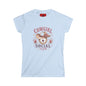 Cowgirl Social Club Women's Tee — Western Cowgirl Hat Graphic Shirt