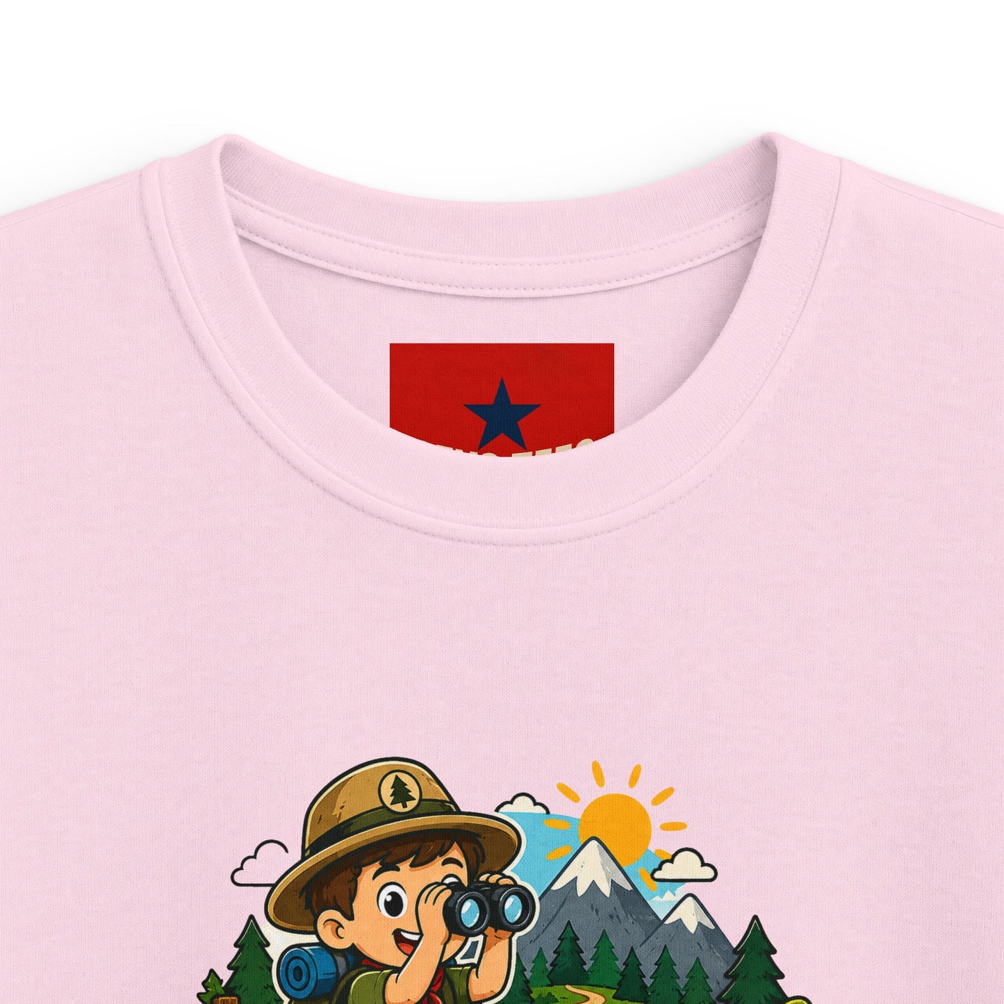 Little Trailblazer Kids Tee – Adventure Camping Graphic Shirt