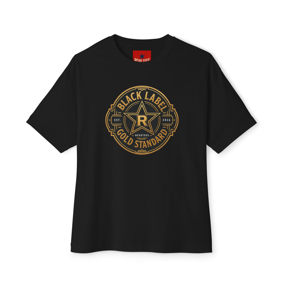 Revotees Black Label Gold Standard Oversized T-Shirt - alternate view 2