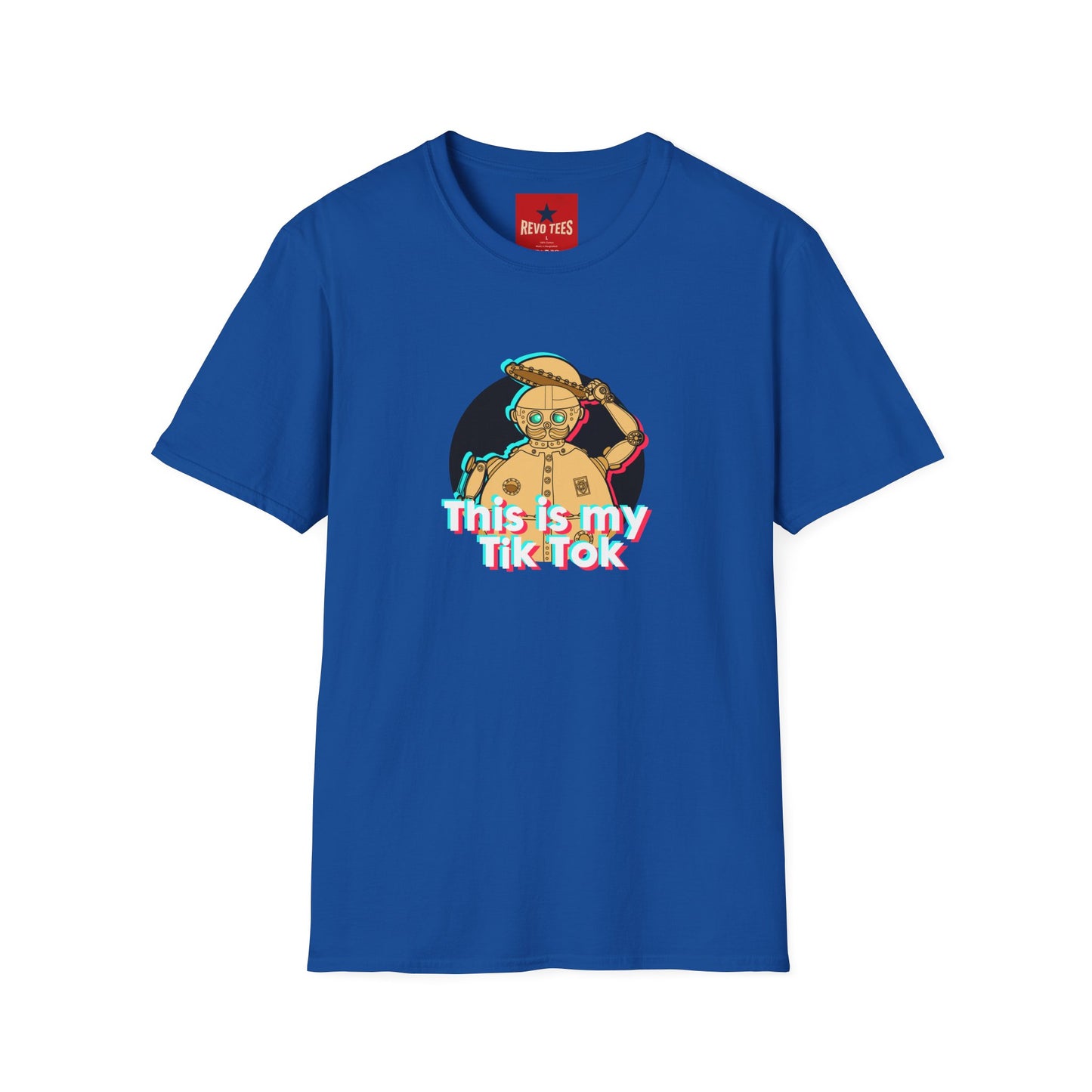 TikTok Robot Graphic T-Shirt — "This is my TikTok" Retro Gamer Tee