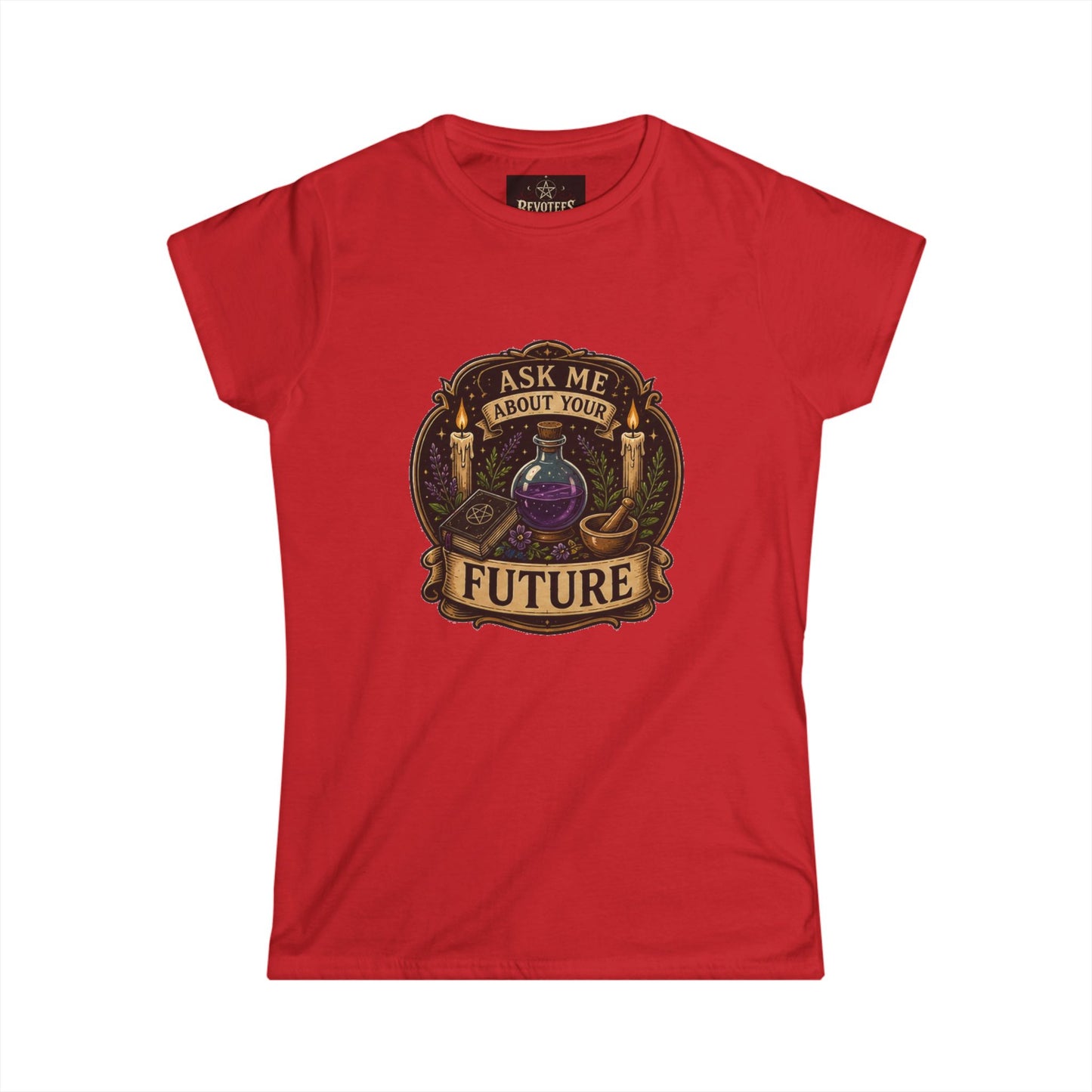 Fortune Teller Tee - "Ask Me About Your Future" Mystic Crystal Ball Women's T-Shirt