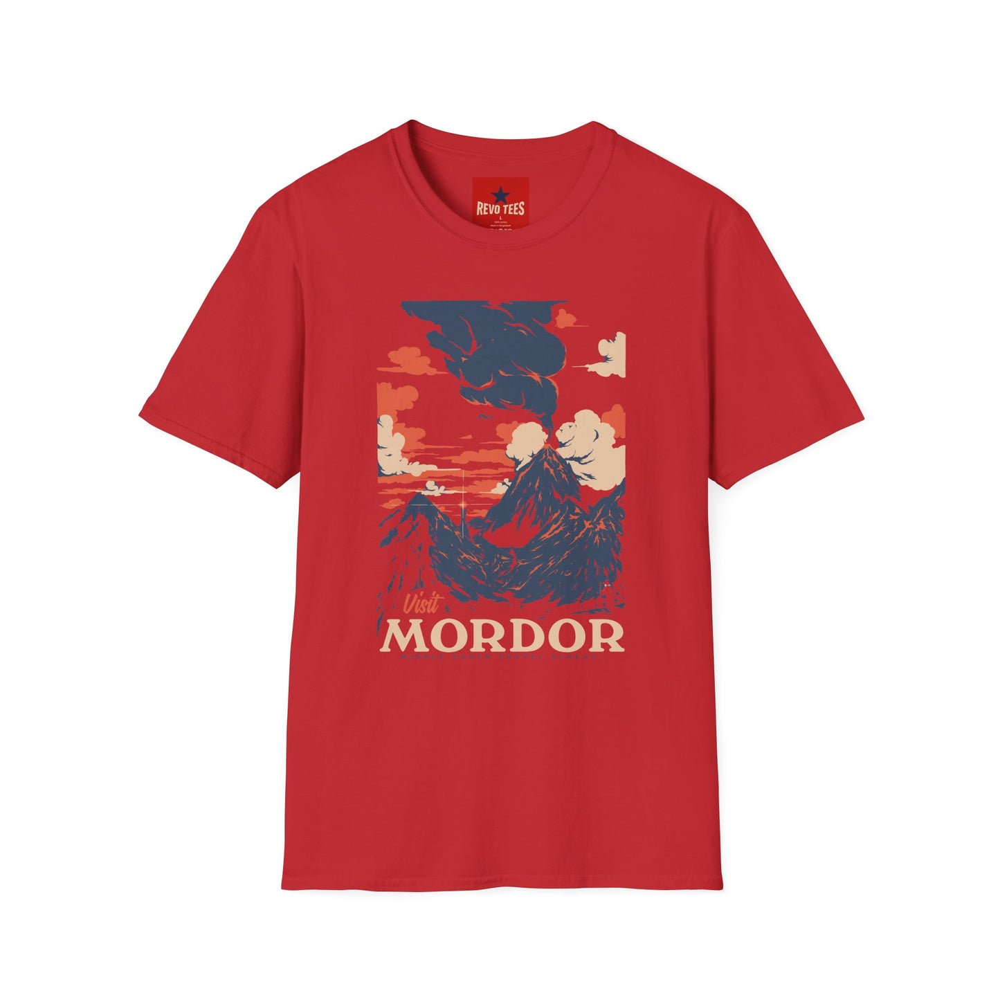 T-Shirt — Visit Mordor Vintage Travel Graphic Tee