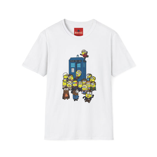 T-Shirt — Minion Time Travel Crew Graphic Tee