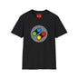 Retro Game Controller T‑Shirt — Colorful SNES Style Logo Tee