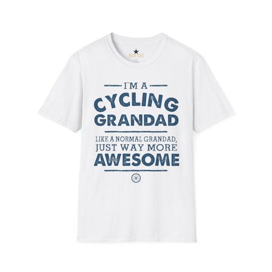 Revotees Cycling Grandad Im a Cycling Grandad Funny Gift for Grandpa T-Shirt