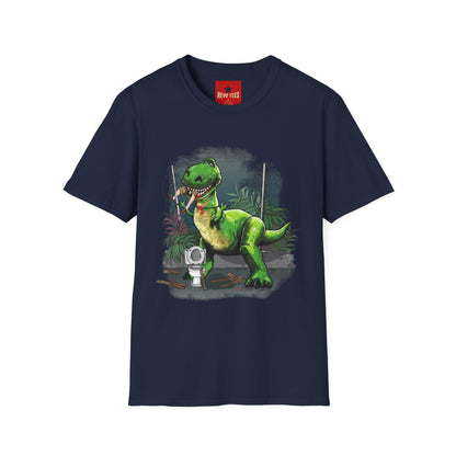 T-Rex Graphic T-Shirt – Cute Green Dinosaur Design