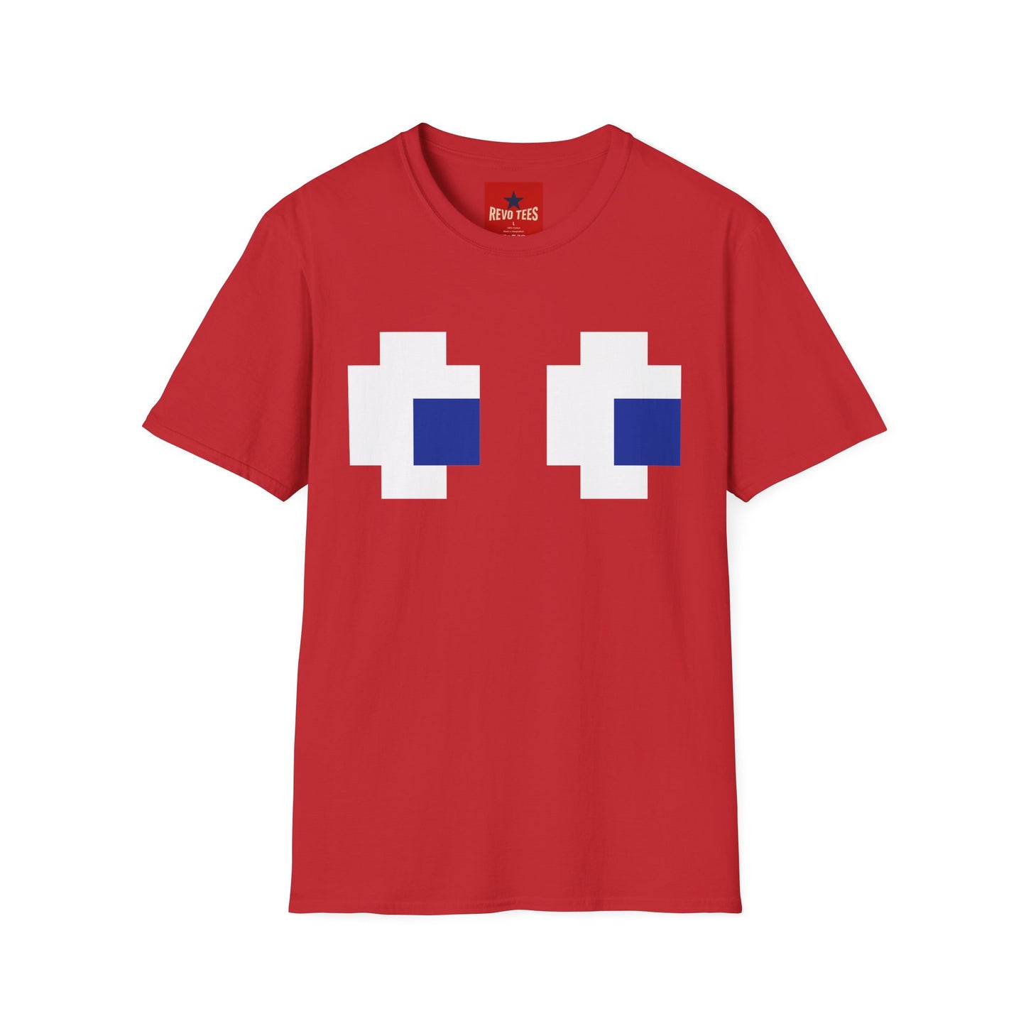 Pixel Eyes T‑Shirt — Retro 8‑Bit Gaming Graphic Tee