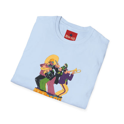 T-Shirt — Retro Jazz Band "All You Need Is Love" Graphic