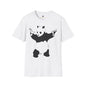 Revotees Banksy Panda Bat Cute Gothic Panda Graphic T-Shirt