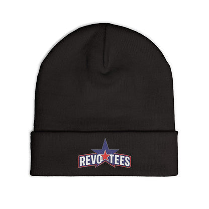 Embroidered 'Revotees' Star Knit Beanie — Patriotic Winter Hat