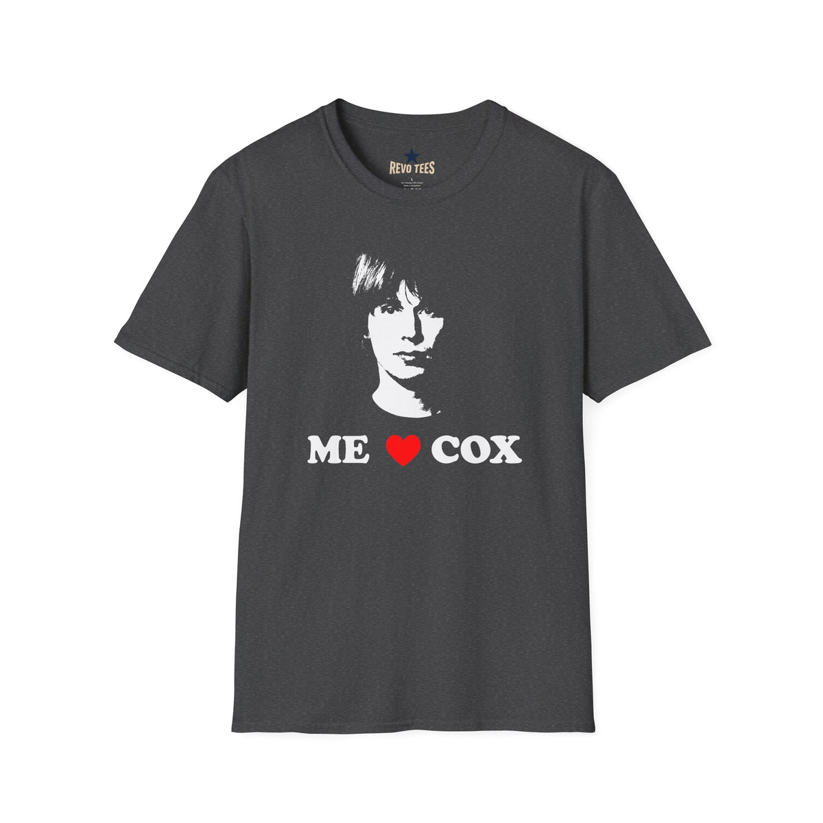 Revotees Me Love Cox Retro Portrait Vintage Rock Fan Shirt T-Shirt - alternate view 5