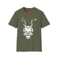 Frank Rabbit Skull T-Shirt — Surreal Horror Bunny Graphic Tee