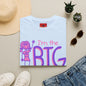Big Sister T-Shirt — "I'm the Big Sister" Cute Pink & Purple Kids/Family Tee