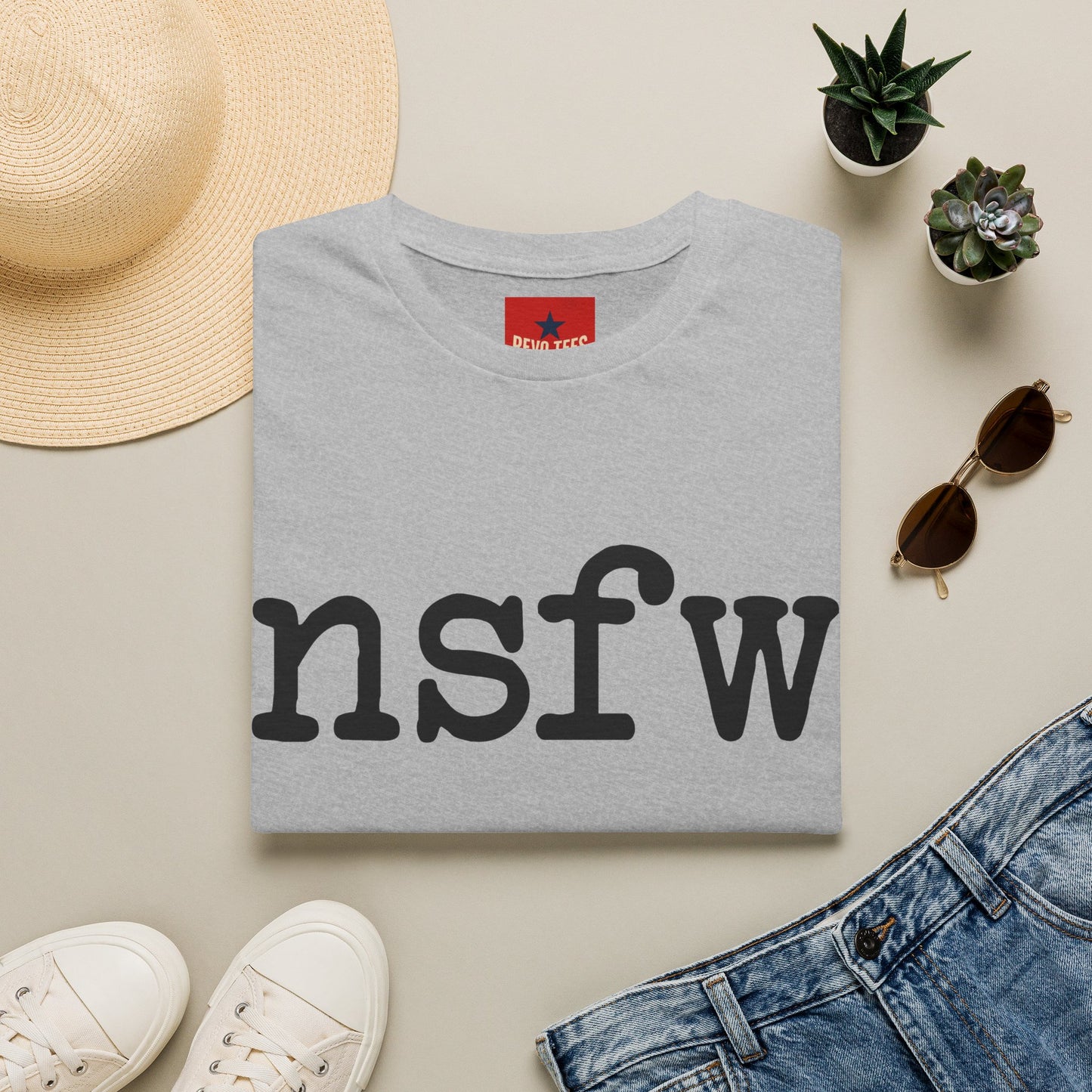 NSFW Graphic Tee — Bold Minimalist Statement Shirt