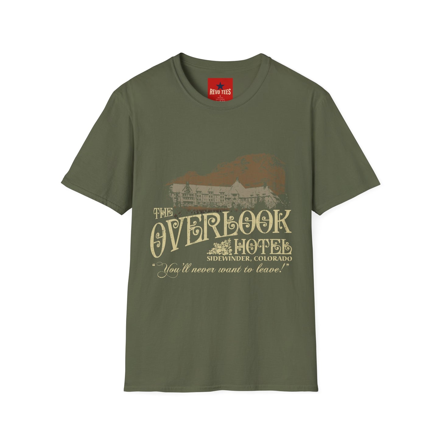 Overlook Hotel Vintage T-Shirt — Retro Shining-Inspired Mountain Lodge Tee