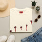 T-Shirt — Minimal Red Drip Eyeballs Graphic Tee