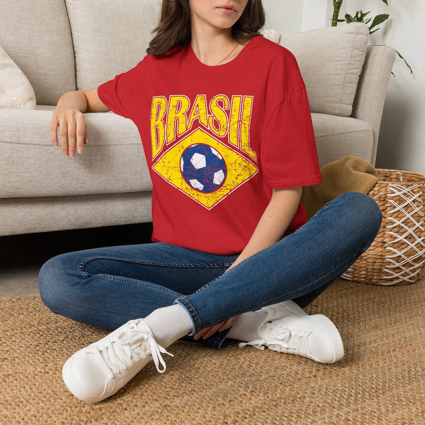 World Cup 2026 - Brasil Soccer T-Shirt — Vintage Brazil Football Tee