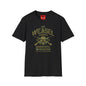 Weasel Hammer Skull Camo T-Shirt — Jack Weasel Armaments & Information Graphic Tee